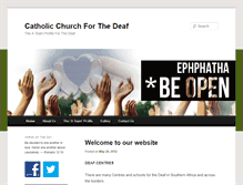 Tablet Screenshot of deafcatholicchurch.mariannhillmedia.org